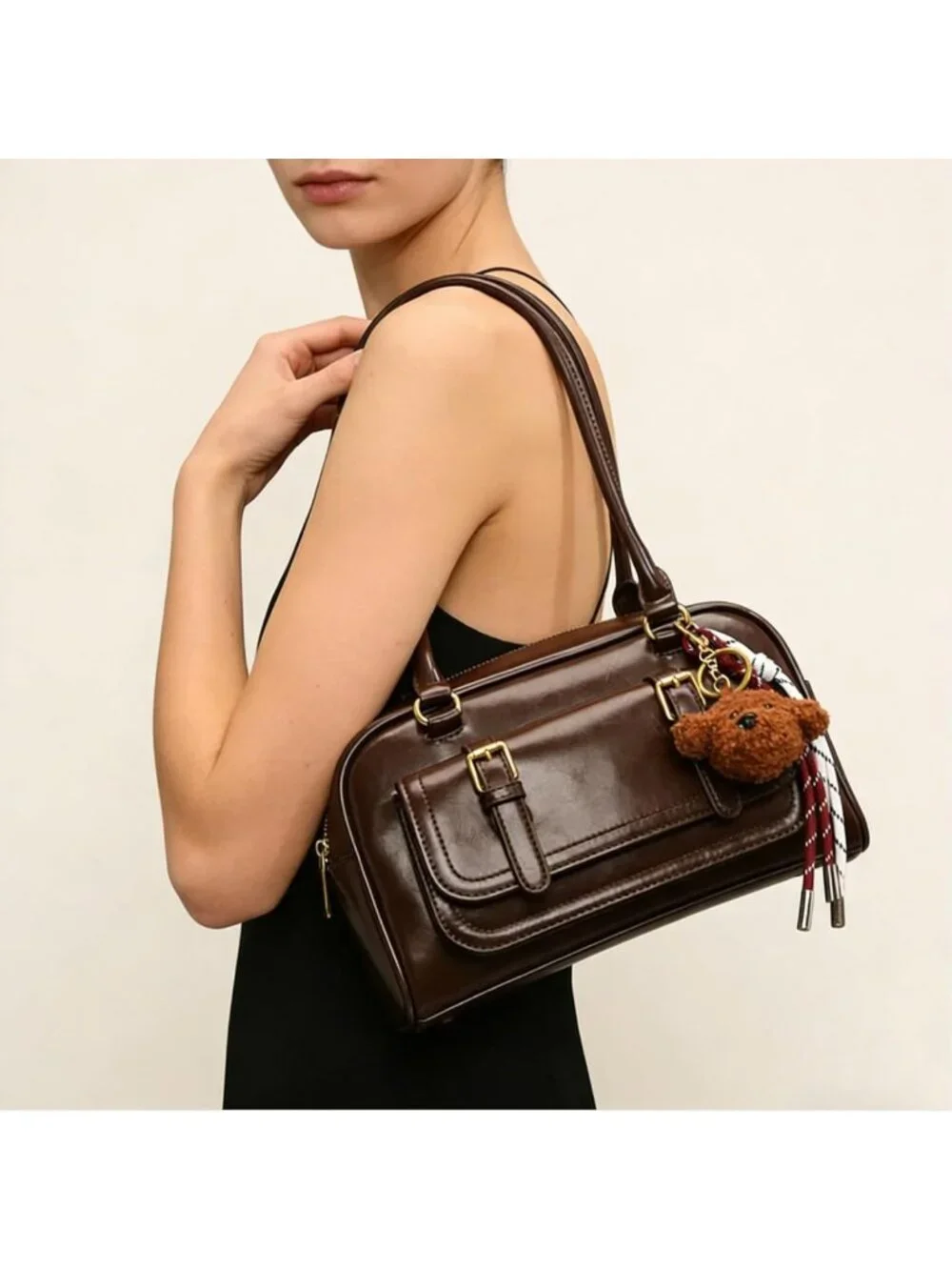 Vintage Y2K Hobo Tote Shoulder Bag for Women | Stylish PU Leather Handbag